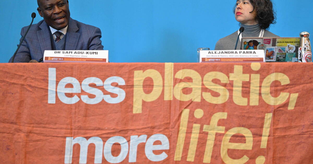 Pollution plastique : les négociations pour le premier traité international font flop