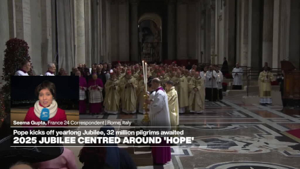 Pope Francis opens Holy Door on Christmas Eve to launch Jubilee year