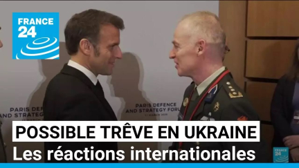 Possible trêve en Ukraine : les réactions internationales • FRANCE 24