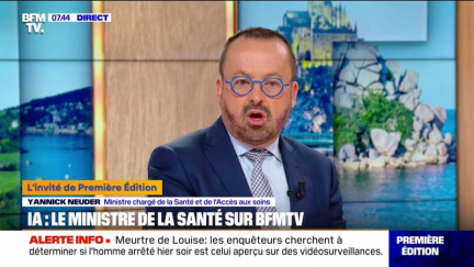 Pour le ministre de la Santé, Yannick Neuder, l'IA doit permettre "une meilleure prise en charge des patients et rendre du temps aux soignants"