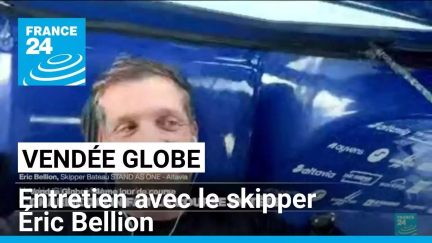 Pour le skipper Éric Bellion, le Vendée Globe est "peut-être la dernière grande aventure humaine"