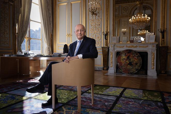 Pour son dernier discours comme président, Laurent Fabius rappelle le rôle du Conseil constitutionnel