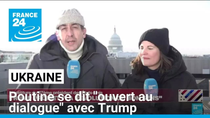 Poutine se dit "ouvert au dialogue" avec Trump pour obtenir une "paix durable" en Ukraine