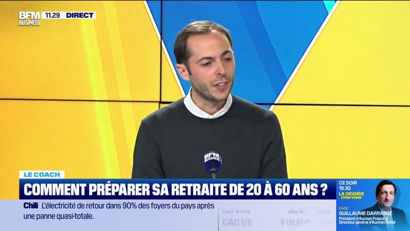 Préparer sa retraite: "Entre 40 et 50 ans, c'est là où il faut vraiment appuyer sur l'accélérateur en termes d'épargne", conseille Félix Rivierre, directeur Conseil chez Goodvest