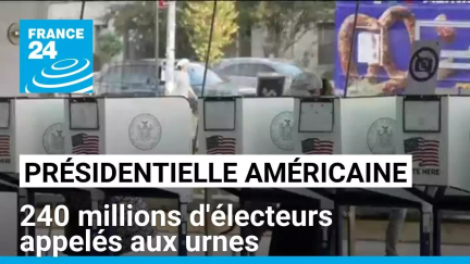 Présidentielle américaine : 240 millions d'électeurs appelés aux urnes • FRANCE 24