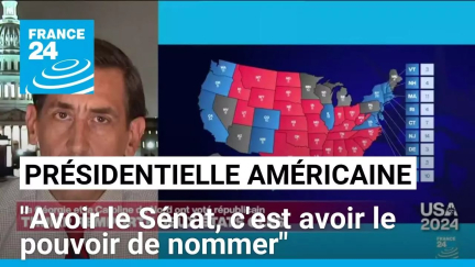 Présidentielle américaine : "Avoir le Sénat, c'est avoir le pouvoir de nommer" • FRANCE 24