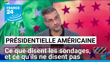 Présidentielle américaine : ce que disent les sondages, et ce qu'ils ne disent pas • FRANCE 24