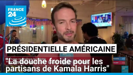 Présidentielle américaine : "C'est la douche froide pour les partisans de Kamala Harris"