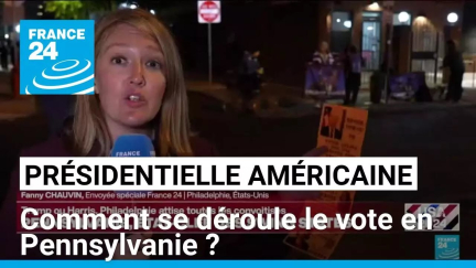 Présidentielle américaine : comment se déroule le vote en Pennsylvanie ? • FRANCE 24