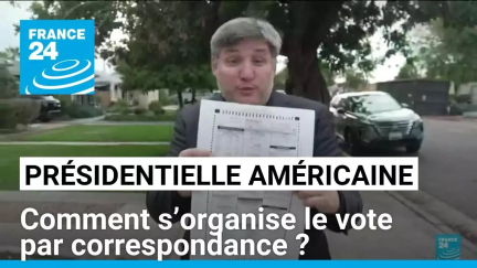 Présidentielle américaine : comment s’organise le vote par correspondance ? • FRANCE 24