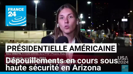 Présidentielle américaine : dépouillements en cours sous haute sécurité en Arizona