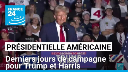 Présidentielle américaine : derniers jours de campagne pour Trump et Harris • FRANCE 24