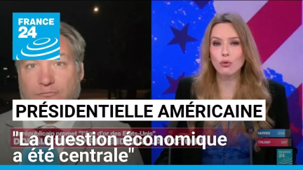 Présidentielle américaine : "la question économique a été centrale" • FRANCE 24