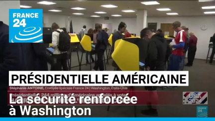 Présidentielle américaine : la sécurité renforcée à Washington face aux risques de violences