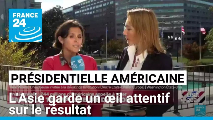 Présidentielle américaine : l'Asie garde un œil attentif sur le résultat • FRANCE 24