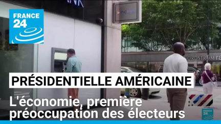 Présidentielle américaine : l'économie, première préoccupation des électeurs • FRANCE 24