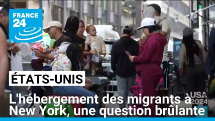 Présidentielle américaine : l'hébergement des migrants à New York, une question brûlante