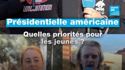 Présidentielle américaine : quelles sont les priorités des jeunes ? • FRANCE 24