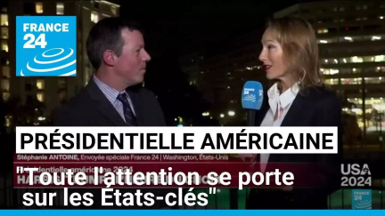 Présidentielle américaine : "toute l'attention se porte sur les États-clés" • FRANCE 24