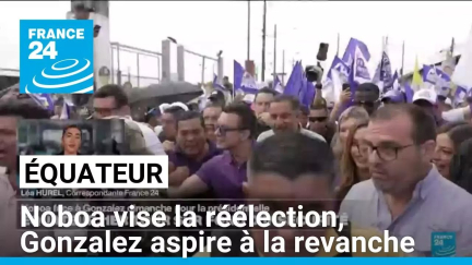 Présidentielle en Équateur : Noboa vise la réélection, Gonzalez aspire à la revanche