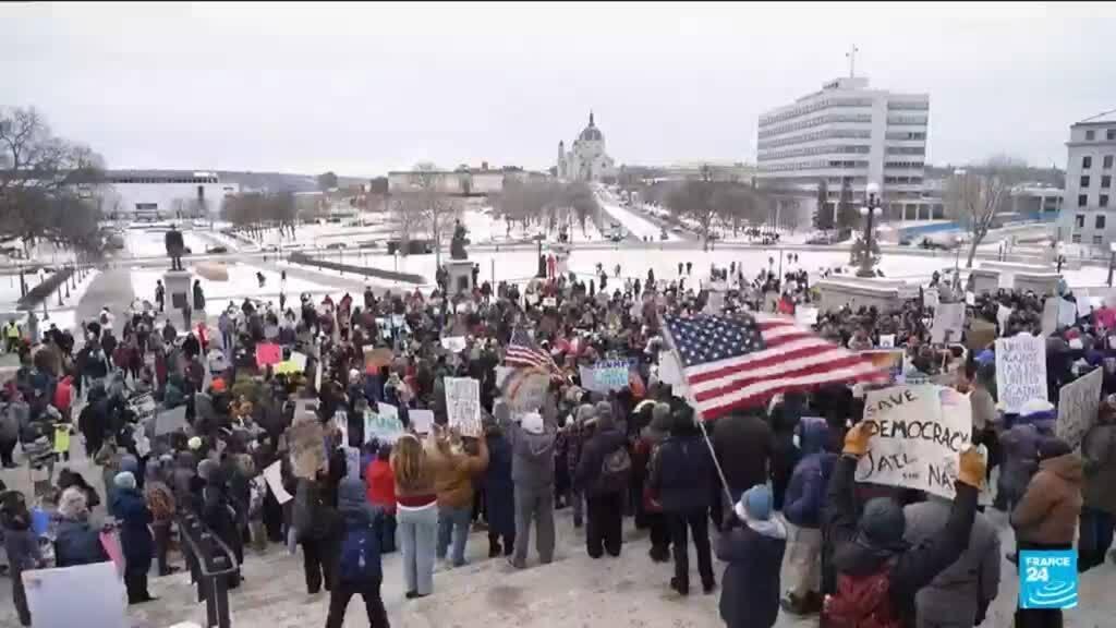 Protesters in cities across the US rally against Trump's policies