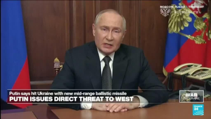 Putin issues direct threat to West, says Russia used new missiles in Ukraine