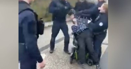 Que sait-on de cette vidéo montrant un policier frapper une personne handicapée à Clermont-Ferrand ?