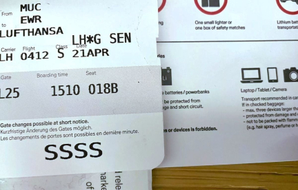 Que signifie le code « SSSS » sur votre carte d'embarquement pour les États-Unis ?