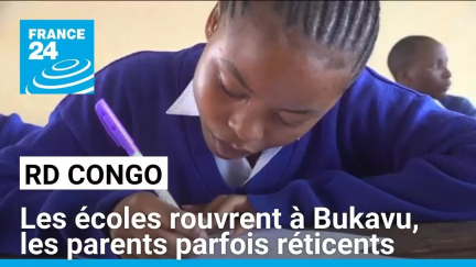 RD Congo : les écoles rouvrent à Bukavu, les parents parfois réticents • FRANCE 24