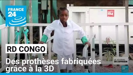 RD Congo : pour les patients amputés, des prothèses fabriquées grâce à la 3D • FRANCE 24