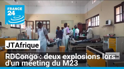 RDCongo : deux explosions lors d'un meeting du M23 • FRANCE 24