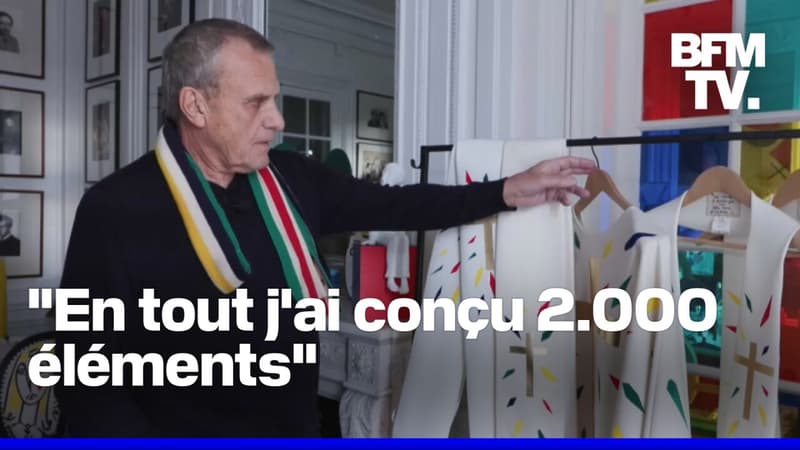 Rencontre avec Jean-Charles de Castelbajac, le styliste qui a réalisé les tenues liturgiques