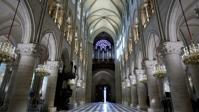 Réouverture de Notre-Dame: l'ancienne ministre Roselyne Bachelot émue aux larmes lors de sa visite