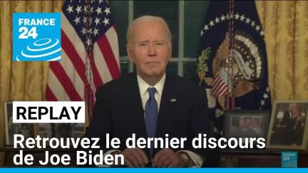 REPLAY : dernier discours de Joe Biden, un adieu à la nation et une mise en garde • FRANCE 24