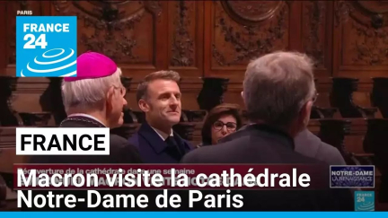 REPLAY - Emmanuel Macron visite Notre-Dame de Paris une semaine avant sa réouverture • FRANCE 24