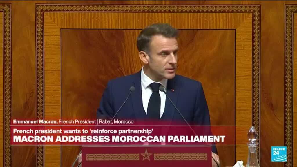 REPLAY: France's Macron addresses Moroccan parliament