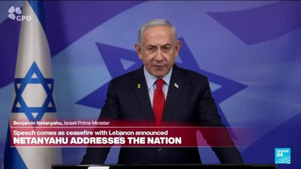 REPLAY: Netanyahu says he supports proposed Lebanon ceasefire in address to nation