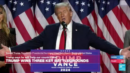 REPLAY: Trump claims victory in election night speech