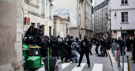 Répression policière d’un blocus lycéen à Paris : «On n’a pas été traités comme des humains»