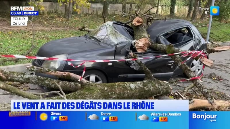 Rhône: la tempête Bert a causé des dégâts