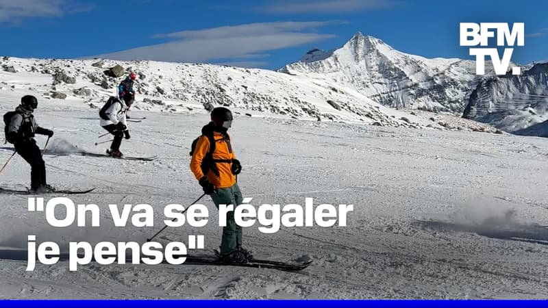 ROBIN DE BFM - "On va se régaler je pense": coup d'envoi de la saison de ski à Tignes