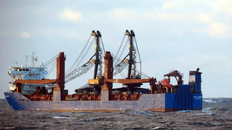 Russia blames 'terrorism' for sinking of cargo ship off the Spanish coast