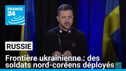 Russie : des soldats nord-coréens déployés près de la frontière ukrainienne • FRANCE 24