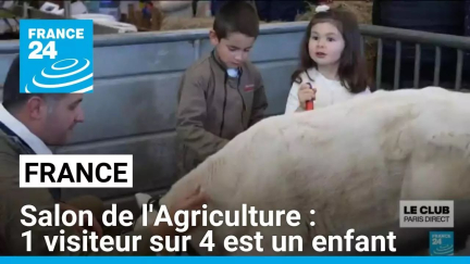 Salon International de l'Agriculture : un visiteur sur quatre est un enfant • FRANCE 24