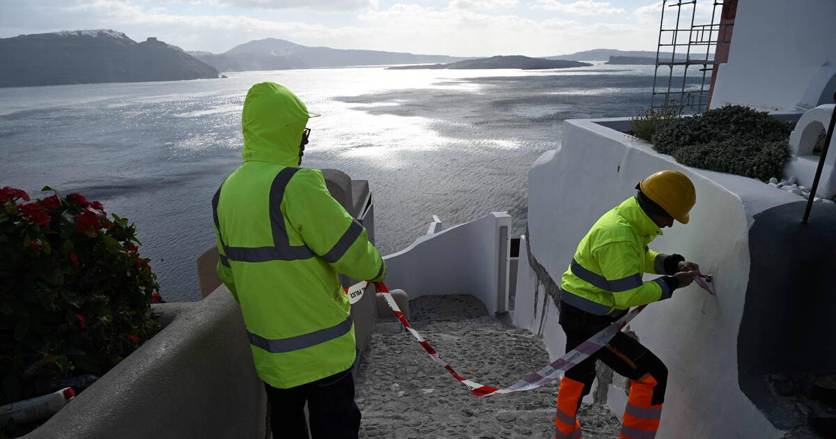 Séismes à Santorin : «Cela fait trois jours que je ne dormais pas, je n’en peux plus»