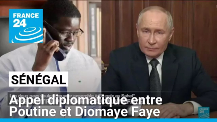 Sénégal : appel téléphonique diplomatique entre Poutine et Diomaye Faye • FRANCE 24