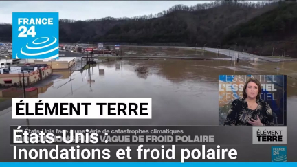 Série noire: inondations puis vague de froid polaire aux États-Unis • FRANCE 24