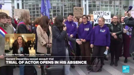 Sexual assault trial of French film star Depardieu opens in his absence