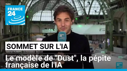 Sommet sur l'IA à Paris : le modèle de "Dust", la pépite française de l'IA • FRANCE 24