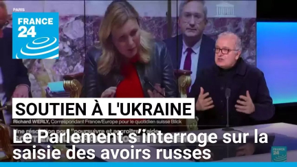 Soutien à l'Ukraine : le Parlement s’interroge sur la saisie des avoirs russes • FRANCE 24